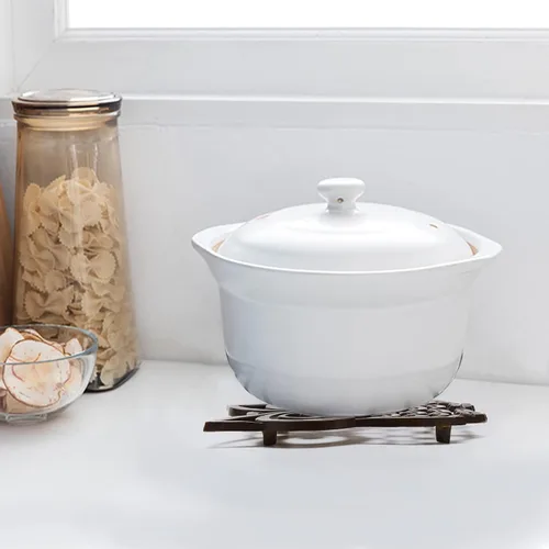 Miniatura 7 de BRASSTAR Latón búho olla salvamanteles 4 esquina olla Mat Retro Country diseño adecuado para platos calientes cocina mesa de comedor, se puede