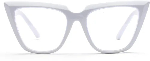 Miniatura 12 de ZUVGEES Gafas de lectura elegantes de gran tamaño con bloqueo de luz azul CatEye para mujer, marcos de anteojos grandes, lentes grandes, lectores