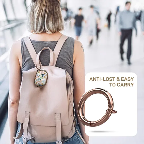 Miniatura 7 de Maxjoy Funda para AirPods Pro de 2ª/1ª Generación con Cerradura, Linda Funda con Cerradura para AirPods Pro 2 Protectora Rígida Cubierta para AirPod
