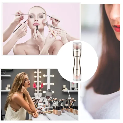 Miniatura 7 de Cepillo de maquillaje 4 en 1 cepillo cosmético suave cepillo de base para ojos labios y maquillaje facial