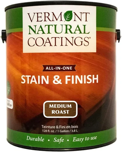 Miniatura 28 de Vermont Natural Coatings PolyWhey Stain & Finish - Westfield Walnut - Cuarto de galón Westfield Nogal