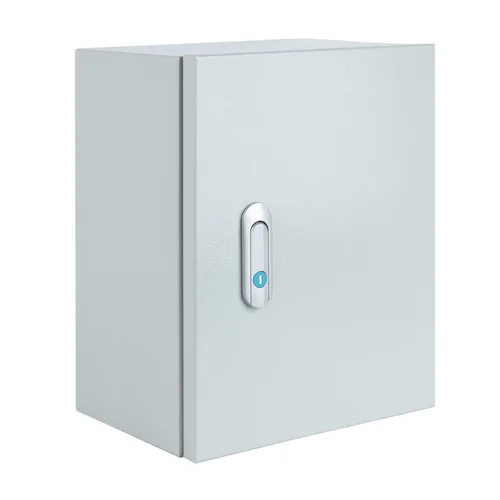 Caja de conexiones eléctricas de acero, Caja de caja eléctrica para interiores y exteriores, Caja de metal resistente al agua y al polvo, Montada en