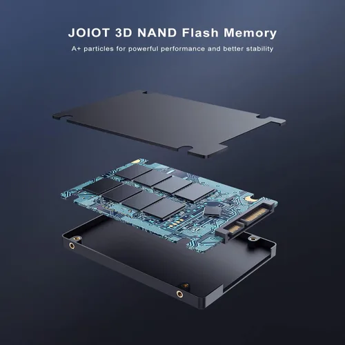 Miniatura 2 de JOIOT Disco duro interno de estado sólido SSD de 1 TB, 3D NAND 2.5 pulgadas SATA III SSD interno, hasta 550 MB/s, rendimiento mejorado
