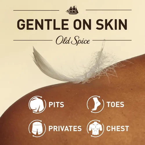 Miniatura 9 de Old Spice Desodorante en aerosol para todo el cuerpo para hombres, sin aluminio, aroma a vainilla + karité, protección contra olores 24/7, frescura