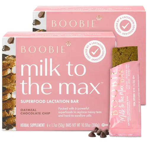 Miniatura 10 de Boobie Bar - Barra de lactancia con mantequilla de maní y superalimento para madres lactantes para aumentar el suministro de leche #1 Barra