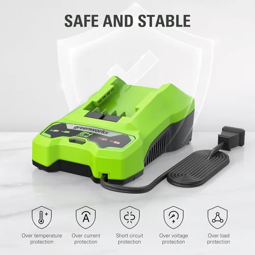 Miniatura 5 de Cargador de batería Greenworks de 24 V (cargador genuino Greenworks)