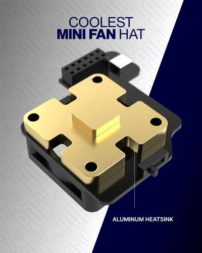 Miniatura 5 de Funda de plástico Argón Poly+ Funda de plástico Raspberry Pi 4 con ventilador controlable PWM y disipador de calor Parte superior extraíble