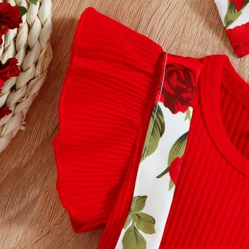 Miniatura 41 de Mubineo Ropa de verano para bebé niña, sin mangas, encaje floral, vestido de mameluco para recién nacido