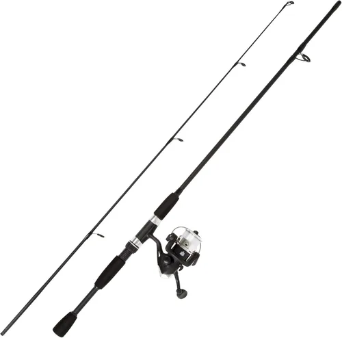 Wakeman Fiberglass Fishing Rod and Reel Combo – 2-Piece 65-Inch Medium Action Spinning Rod Set for Lake Fishing