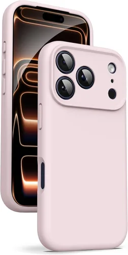 Miniatura 77 de Supdeal Funda de silicona líquida para iPhone 12 Pro Max, [protección de cámara] [antihuellas dactilares] [carga inalámbrica] Funda protectora de 4