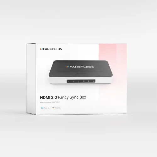 Miniatura 7 de Caja de sincronización Fancy Sync Box Iluminación ambiental de TV Caja de sincronización HDMI 2.0 para todos los tamaños de TV Fancyleds (44" a 55")