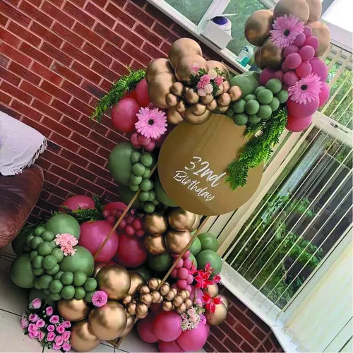 Miniatura 7 de Globos verde salvia de 12 pulgadas, 50 unidades de fiesta de baby shower, globos de decoración de feliz cumpleaños, globos verdes de safari