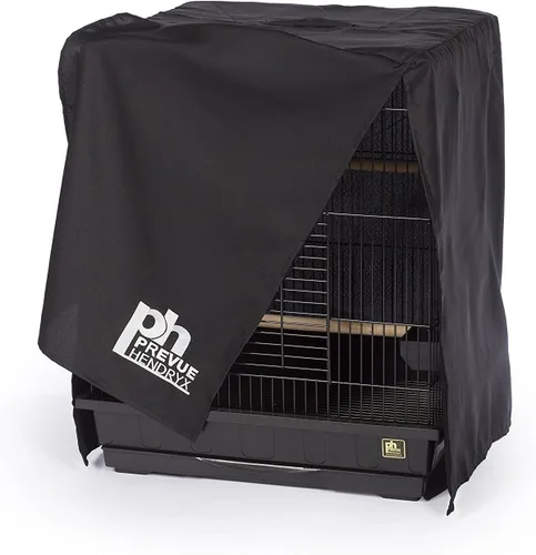 Miniatura 2 de Prevue Hendryx Pet Products - Funda universal para jaula para pájaros, tamaño mediano, color negro (12502)