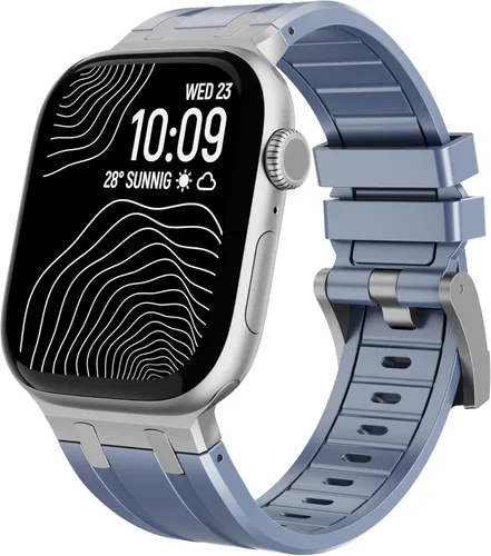 Miniatura 8 de Raycarrey AP - Correas deportivas de lujo para Apple Watch Band Ultra 3/2/1 1.929 in 1.811 in 1.772 in 1.732 in 1.654 in 1.614 in 1.575 in 1.496 in