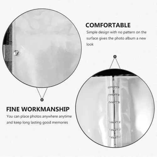 Miniatura 9 de NUOBESTY Álbum para fotos Álbum para fotos Álbum de fotos Libro portátil Soporte de fotos Álbumes de fotos Álbumes de fotos Álbum protector Álbum