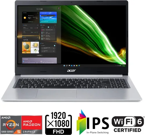 Miniatura 3 de acer Aspire 5 A515-45-R74Z - Laptop delgada con IPS Full HD de 15.6 pulgadas, procesador móvil AMD Ryzen 5 5500U Hexa-Core Gráficos AMD Radeon