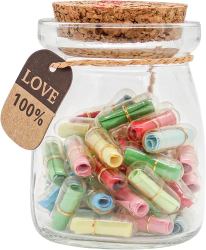 Miniatura 7 de Letras de cápsula con mensaje en una botella, regalos para el día de San Valentín para novio y novia, carta de amor para parejas, hombres y mujeres