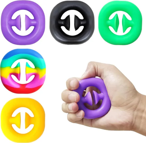 Paquete de 5 juguetes para aliviar el estrés, juguete para ansiedad con ventosa, regalo para Navidad, juguete sensorial para niños, adultos y TDAH.
