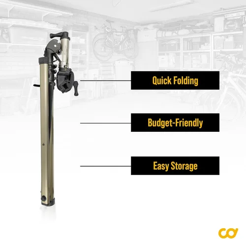 Miniatura 6 de BikeHand Soporte de reparación de bicicletas - Soporte de trabajo portátil para mecánicos de bicicletas para el hogar - para mantenimiento