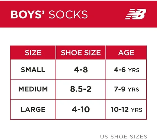 Miniatura 7 de New Balance Calcetines para niño - Calcetines acolchados de rendimiento (8 unidades)