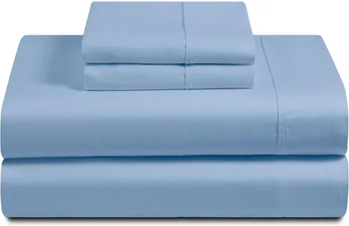Miniatura 5 de Juego de 4 sábanas de tamaño Queen con parte superior flexible de cabeza dividida para cama ajustable, 800 TC-100% algodón, juego de 4 piezas