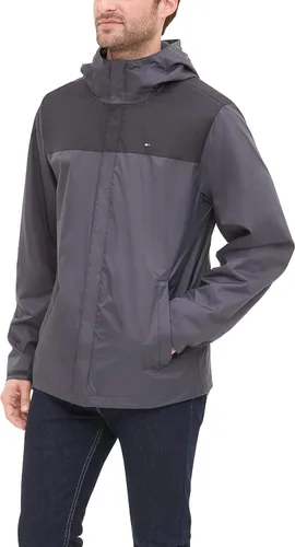 Miniatura 6 de Tommy Hilfiger Chaqueta impermeable con capucha, transpirable, ligera, para hombre