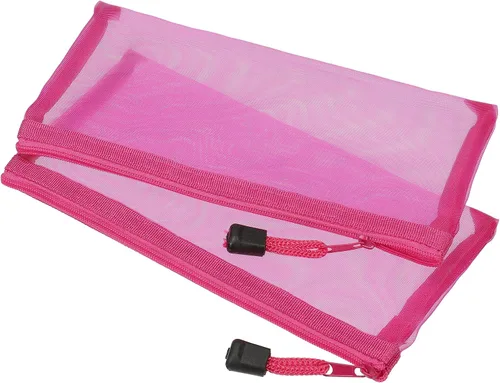 Miniatura 6 de MECCANIXITY Bolsas de malla con cremallera, A5 de nailon con cremallera, bolsillos de almacenamiento para accesorios de oficina de viaje