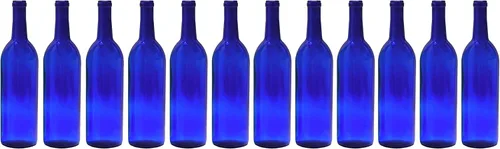 Miniatura 3 de Botellas de vidrio azul cobalto de 25.4 fl oz, 12 por caja