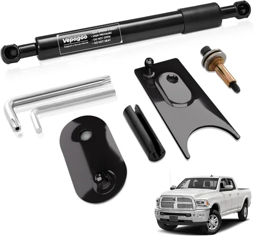 Miniatura 9 de Kit de amortiguadores de cierre suave para portón trasero Vepagoo para Ford F-150 2004-2014, 2006-2008 Lincoln Mark LT, amortiguadores de elevación