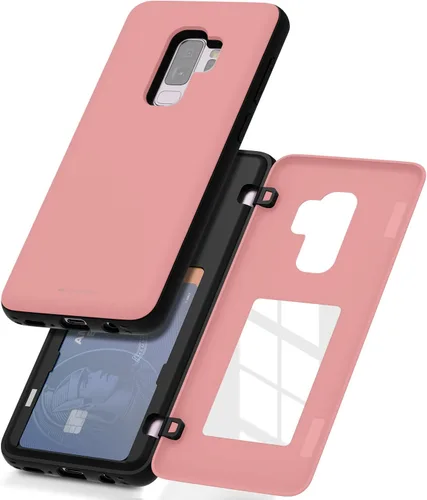 Miniatura 74 de GOOSPERY Funda tipo cartera para Samsung Galaxy S22 Ultra, [tarjetero] parachoques magnético de puerta con cierre automático, cubierta protectora