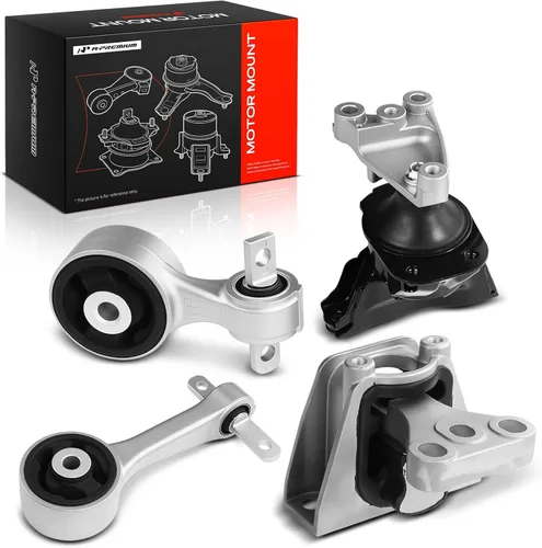 A-Premium Juego de 4 piezas de montaje de puntal de transmisión del motor compatible con Honda Civic 2006 2007 2008 2009 2010 2011 L4 1.8L,