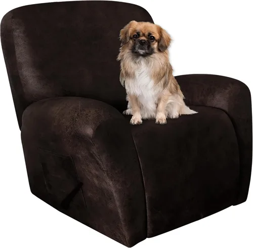 Miniatura 69 de ANARACHON Fundas para Sillas Reclinables Tipo Cuero, 4 Piezas Funda para Sillón Reclinable Lazy Boy, Protector de Muebles - Funda Suave Lavable