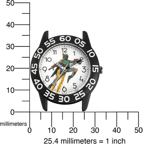 Miniatura 5 de STAR WARS Reloj de profesor de tiempo plástico para niños, reloj analógico de correa de nailon de cuarzo, Camo, Plástico