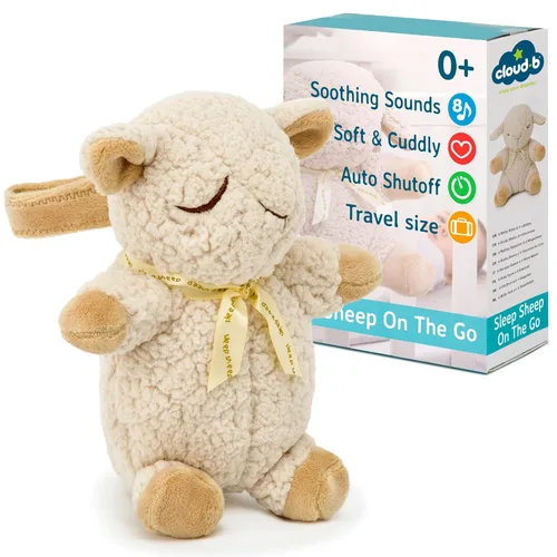 Miniatura 8 de Cloud b Máquina de sonido con sonidos relajantes de ruido blanco Animal de peluche y luz nocturna nómada Graba la voz de los padres Ajustes