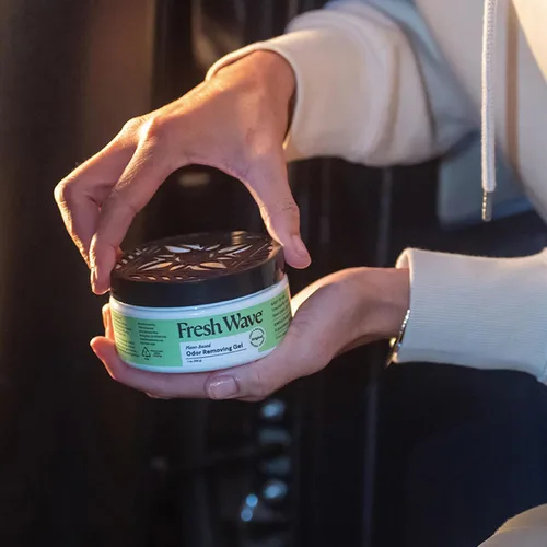 Miniatura 6 de Fresh Wave Gel eliminador de olores, 7 onzas, paquete de 3 absorbentes de olores para el hogar, alivio de olores más seguro, eliminador de olores