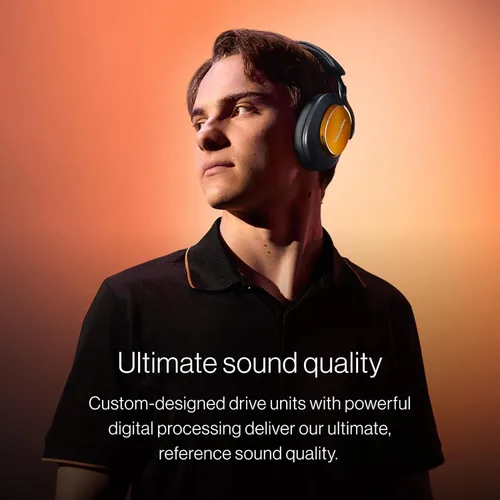 Miniatura 3 de Bowers & Wilkins Px8 S2 Edición McLaren - Auriculares inalámbricos sobre la oreja, con cancelación de ruido Bluetooth, aptX Lossless, almohadillas