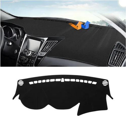 Miniatura 33 de Autorder Cubierta de salpicadero para Hyundai Sonata 2006 2007 2008 Accesorios Cubierta de tablero Actualización de franela Dash Mat Parasol