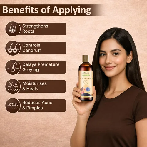 Miniatura 3 de Satthwa Aceite orgánico de semillas negras – Comestible High TQ – Probado en laboratorio prensado en frío Nigella Sativa – Para el crecimiento