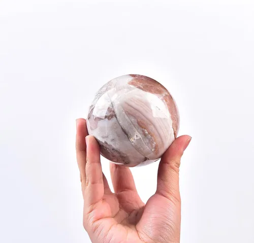 Miniatura 111 de JIC Gem Esfera de cristal de cuarzo Pietersite, bola de cristal decorativa azules y marrones dorados para meditación, decoraciones de mesa