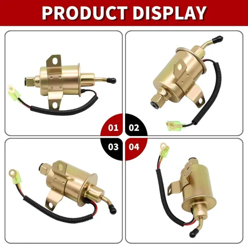 Miniatura 5 de Nakkaa E11007 Bomba de combustible eléctrica reemplaza para Airtex A029F889 149-2311 149-2311-02 149-2311-01 149231101, Se adapta al generador Onan