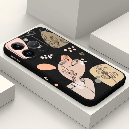 Miniatura 35 de LEECG Funda para iPhone 14 con Patrón de Flores de Mariposa de Astronauta, Forro de Microfibra Suave Anti-Rayones en el Interior, Cubierta