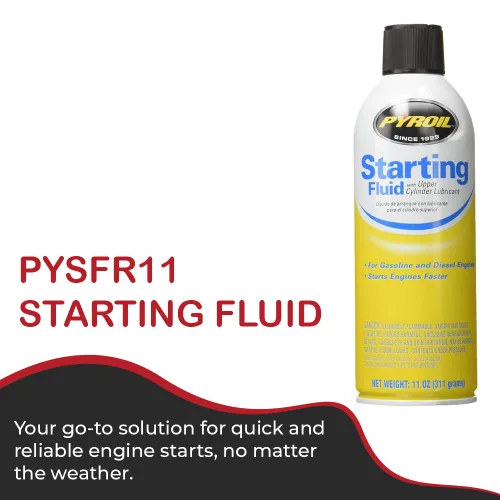 Miniatura 2 de Pyroil - PYSFR11 Líquido de arranque lata de 11 onzas – Arranque rápido del motor en clima frío para gasolina y diésel – Paquete de 12 aerosoles