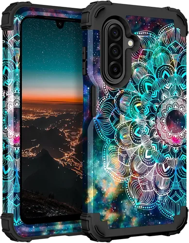 Miniatura 67 de Hocase Funda para Galaxy A37 5G, protección resistente a prueba de golpes, parachoques de goma de silicona suave+funda protectora híbrida