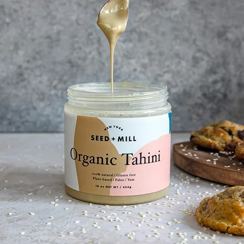 Miniatura 3 de Seed + Mill - Salsa Tahini - Orgánica - Vegana, Kosher, sin OMG, Keto, Paleo, Whole30, sin gluten - Textura suave y sedosa - Ideal en humus, salsas