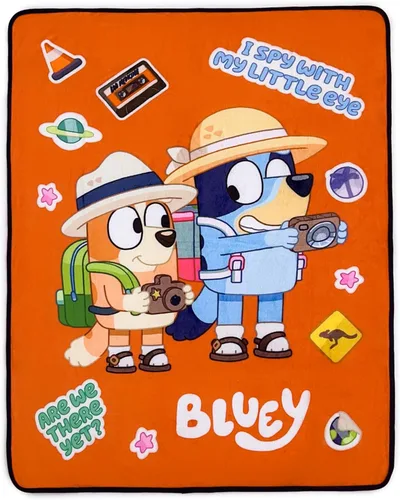 Miniatura 5 de Northwest Manta Bluey con tacto de seda, 46 x 60 pulgadas, Road Trip