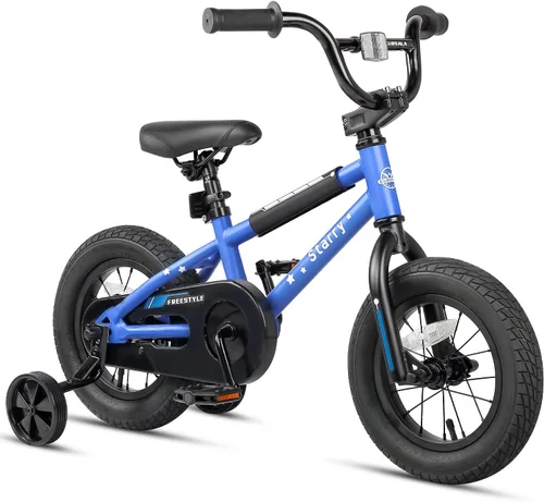 Miniatura 29 de cubsala Bicicleta para niños de 12, 14, 16, 18 pulgadas, estilo BMX, con ruedas de entrenamiento, freno para niños de 2 a 10 años, varios