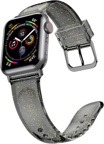 Miniatura 3 de iiteeology Compatible con Apple Watch Band de 1.65 pulgadas, 1.73 pulgadas, 1.75 pulgadas, 1.73 pulgadas, correa deportiva de silicona suave