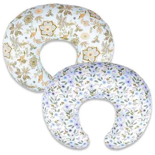Miniatura 9 de Funda de almohada de lactancia, 100% algodón, ultra suave y transpirable, tamaño estándar para almohadas de lactancia, lavable a máquina e
