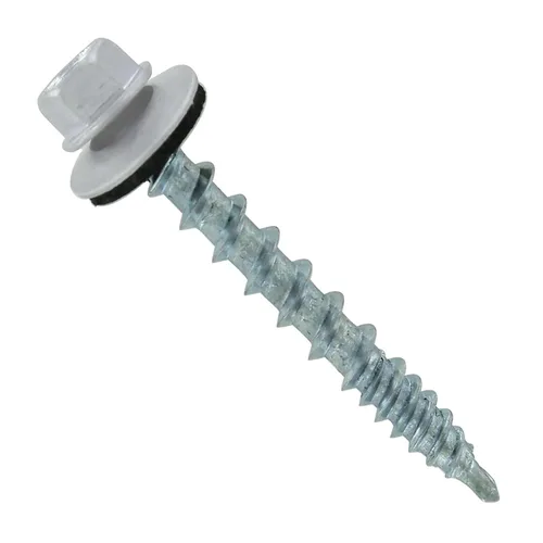 Miniatura 55 de Fasteners Plus ST Fastening Kwikseal Woodbinder Tornillos de Metal a Madera #10 X 1 Burgundy con Arandela de Goma EPDM, 250 Unidades - Diseñados