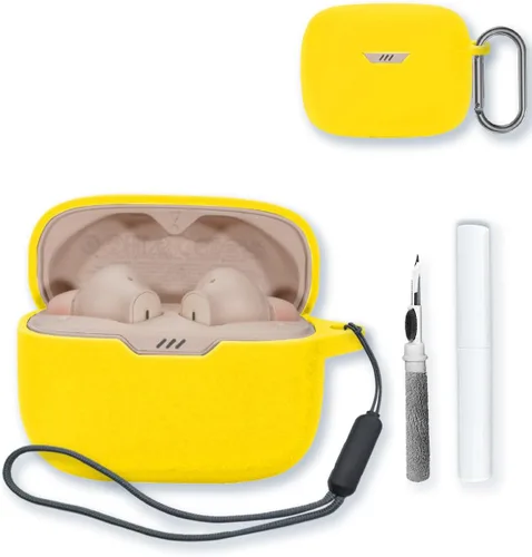 Miniatura 8 de Funda para JBL Tune 230NC TWS - Auriculares intrauditivos inalámbricos verdaderos, protección suave, funda de silicona con llavero, kit de limpieza